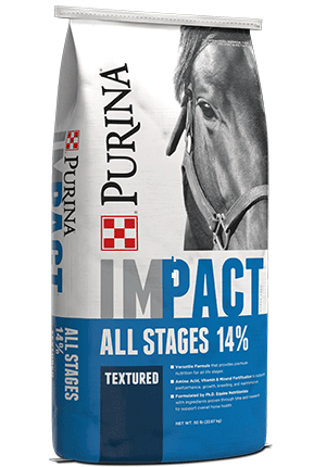 Purina® Impact® All Stages 14% Textured Horse Feed