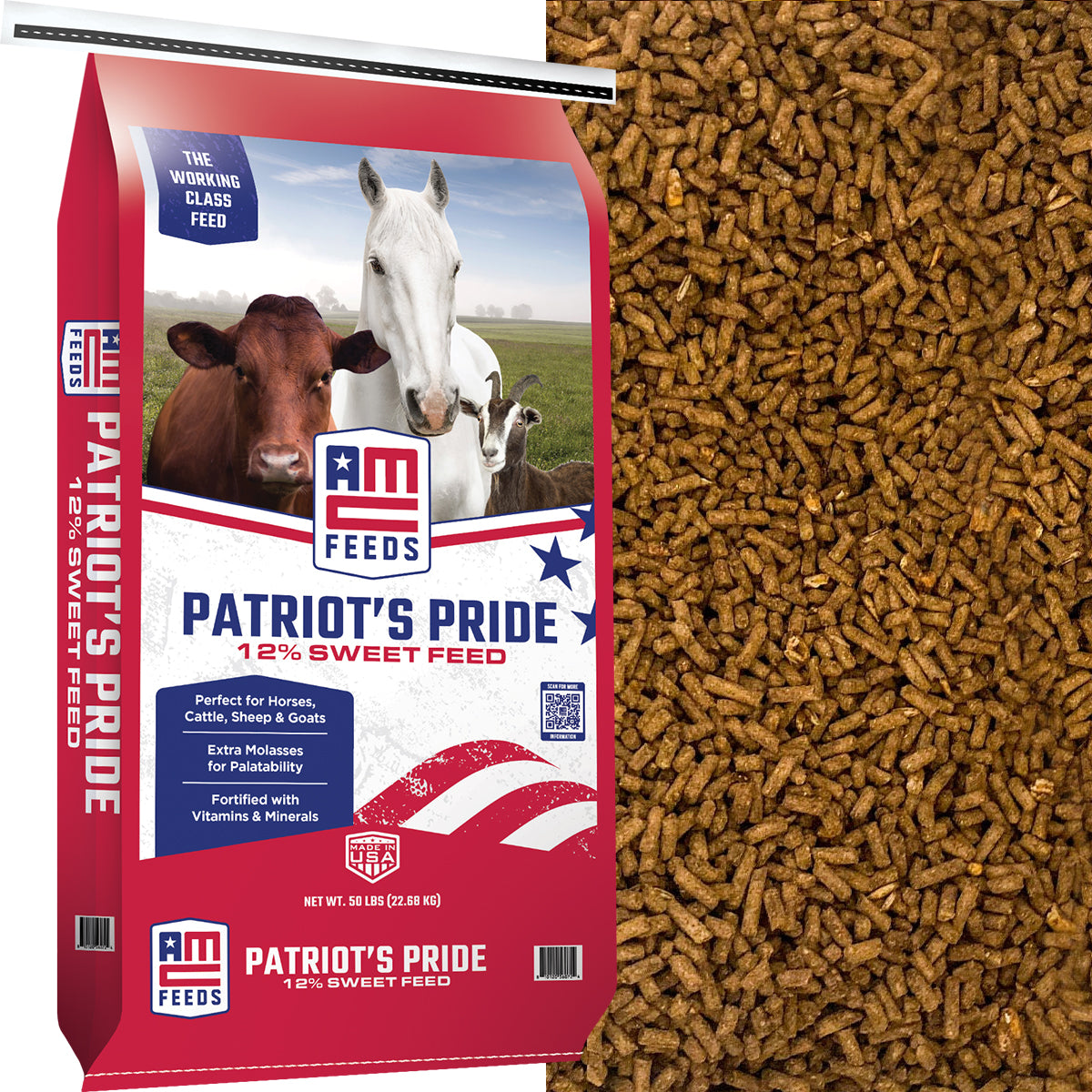 AMC PATRIOT'S PRIDE 12 % SWEET FEED