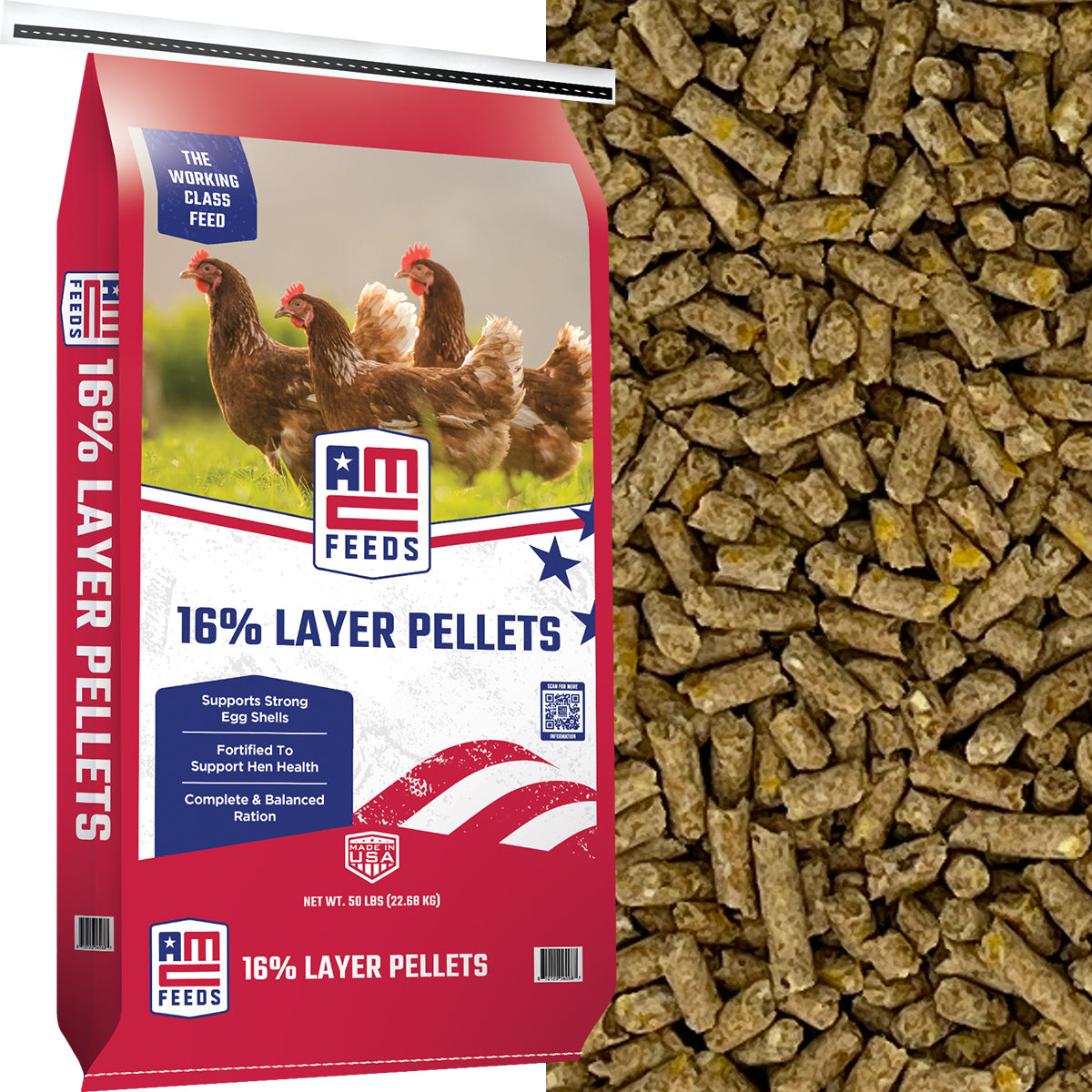 AMC 16% LAYER PELLETS