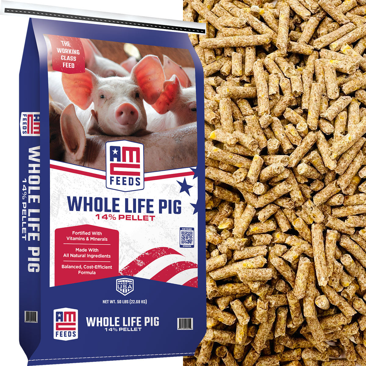 14% Whole Life Pig Pellets