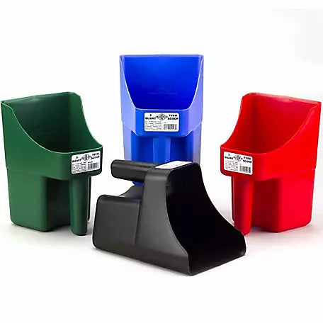 Blue Plastic Feed Scoop