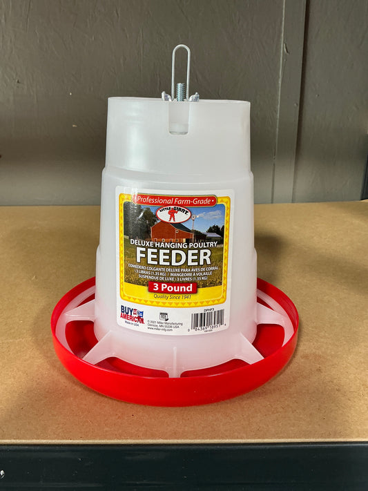 Little Giant 3 LBS poultry feeder