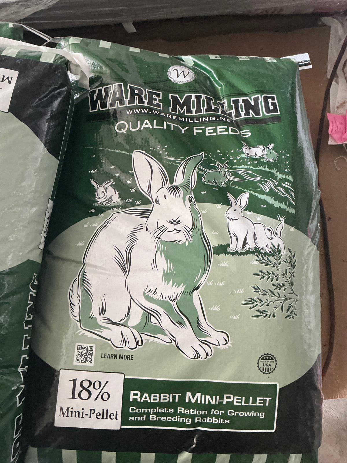 Ware Milling 18% Rabbit Food